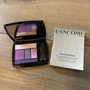 Lancôme Color Design Eye Palette 300 Amethyst Glam 5 Shades Luxury Vanity Beauty